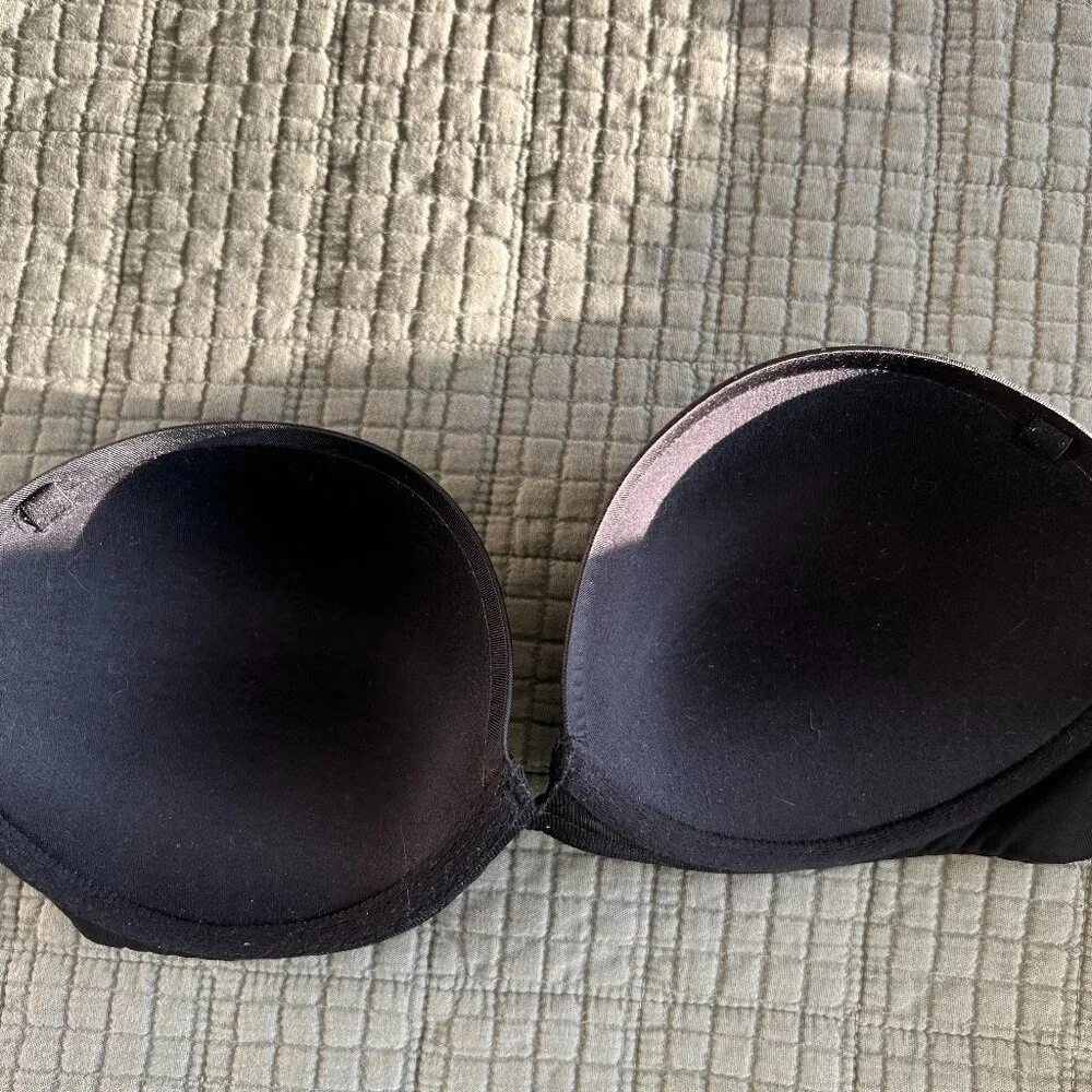 VICTORIA'S SECRET Very Sexy Push-Up Strapless Bra - BLACK - Size 34 C - Picture 4 of 12